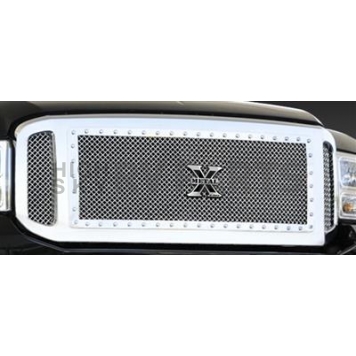 T-Rex Truck Products Grille Insert - Mesh Rectangular Polished Stainless Steel - 6715700