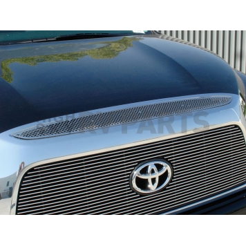 T-Rex Truck Products Grille Insert - Mesh Rectangular Polished Stainless Steel - 54958