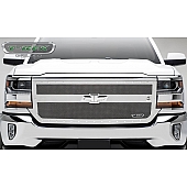 T-Rex Truck Products Grille Insert - Mesh Rectangular Polished Stainless Steel - 6711290