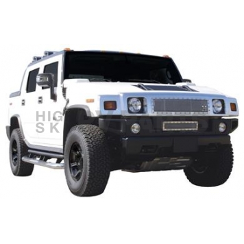 T-Rex Truck Products Grille Insert - Mesh Rectangular Polished Stainless Steel - 6712900