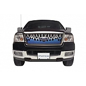 Putco Grille Insert - Blue Painted Stainless Steel Rectangular - 89429