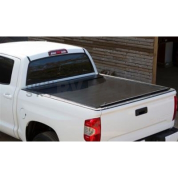 Pace Edwards Tonneau Cover Hard Manual Retractable Black Matte Powder Coated Aluminum - FMHA17A43
