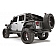 Fab Fours Fender Flare - Black Steel Bare Set Of 2 - JK1005B