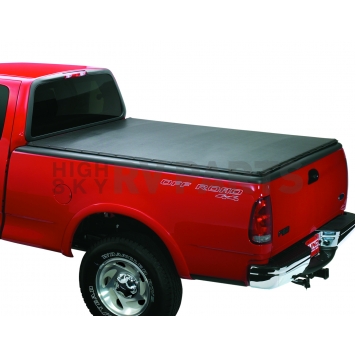 Lund International Tonneau Cover Soft Roll-Up Black Matte Textured Vinyl - 900185-2