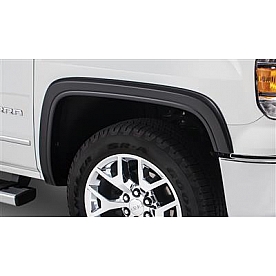 Bushwacker Fender Flare - Black Dura-Flex 2000 ABS Smooth Plastic Matte Set Of 2 - 4014502
