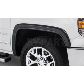 Bushwacker Fender Flare - Black Dura-Flex 2000 ABS Smooth Plastic Matte Set Of 2 - 4014502
