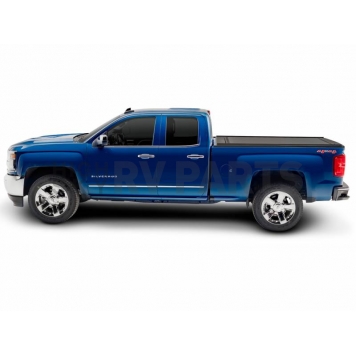 Retrax Tonneau Cover Hard Power Retractable Black Matte Powder Coated Polycarbonate Plastic - 70481-6
