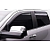 EGR Rainguard - Black Matte Acrylic Set Of 4 - 572755