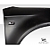 Extreme Dimensions Fender - Fiberglass Black Primered Set Of 2 - 105320
