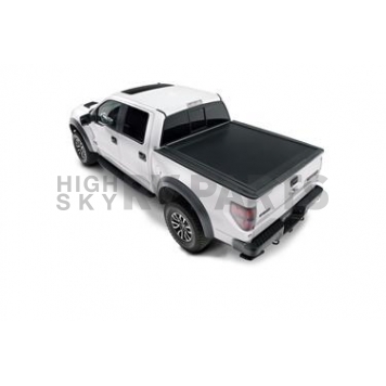 Retrax Tonneau Cover Hard Power Retractable Black Matte Powder Coated Polycarbonate Plastic - 70386