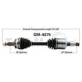 TrakMotive CV Axle Shaft - GM-8275