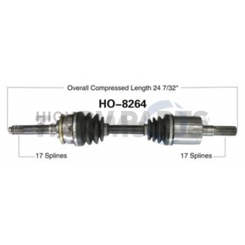 TrakMotive CV Axle Shaft - HO-8264