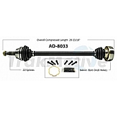 TrakMotive CV Axle Shaft - AD-8033