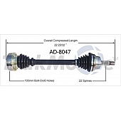 TrakMotive CV Axle Shaft - AD-8047