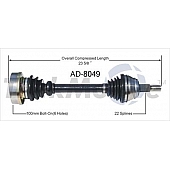 TrakMotive CV Axle Shaft - AD-8049