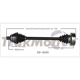 TrakMotive CV Axle Shaft - AD-8059