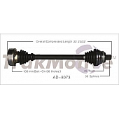 TrakMotive CV Axle Shaft - AD-8073