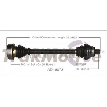 TrakMotive CV Axle Shaft - AD-8073