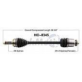 TrakMotive CV Axle Shaft - HO-8345