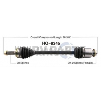 TrakMotive CV Axle Shaft - HO-8345