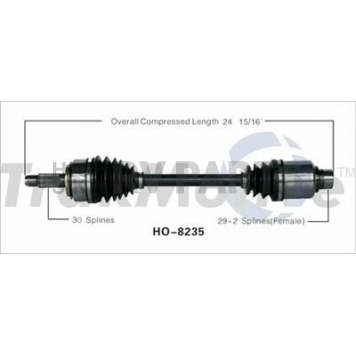 TrakMotive CV Axle Shaft - HO-8235
