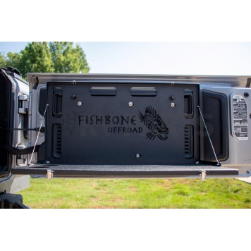 Fishbone Offroad Tailgate Table - Steel Black - FB25220-10
