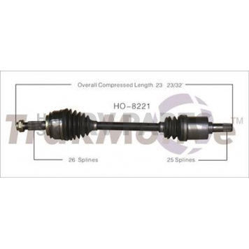 TrakMotive CV Axle Shaft - HO-8221