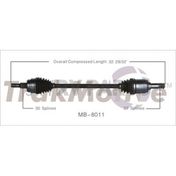 TrakMotive CV Axle Shaft - MB-8011