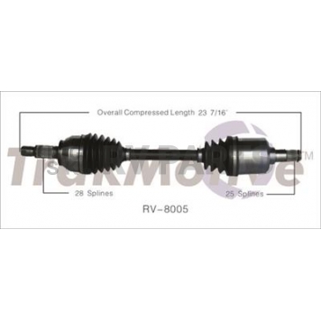 TrakMotive CV Axle Shaft - RV-8005