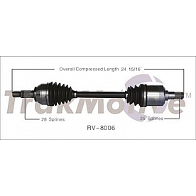 TrakMotive CV Axle Shaft - RV-8006