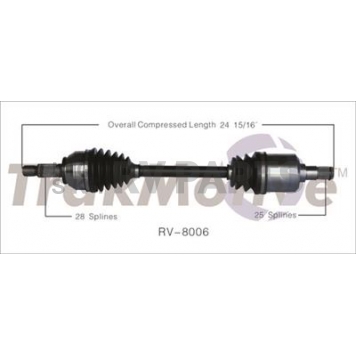 TrakMotive CV Axle Shaft - RV-8006