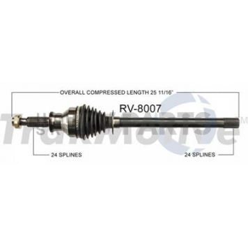 TrakMotive CV Axle Shaft - RV-8007