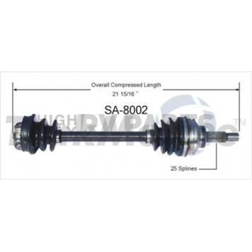 TrakMotive CV Axle Shaft - SA-8002
