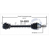 TrakMotive CV Axle Shaft - SA-8003
