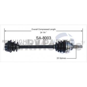 TrakMotive CV Axle Shaft - SA-8003