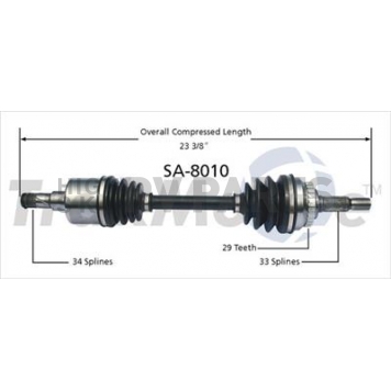TrakMotive CV Axle Shaft - SA-8010