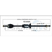 TrakMotive CV Axle Shaft - FD-8164