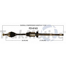 TrakMotive CV Axle Shaft - FD-8165