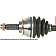 Cardone (A1) Industries CV Axle Shaft - 66-7055