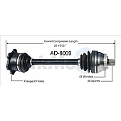 TrakMotive CV Axle Shaft - AD-8009
