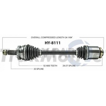 TrakMotive CV Axle Shaft - HY-8111
