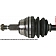 Cardone (A1) Industries CV Axle Shaft - 66-7250