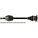 Cardone (A1) Industries CV Axle Shaft - 66-7250