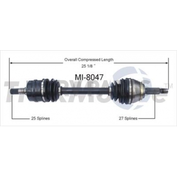 TrakMotive CV Axle Shaft - MI-8047