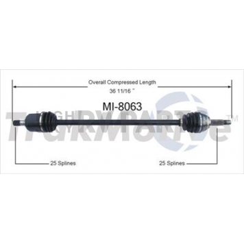 TrakMotive CV Axle Shaft - MI-8063
