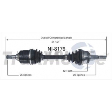 TrakMotive CV Axle Shaft - NI-8176