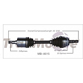 TrakMotive CV Axle Shaft - MB-8015