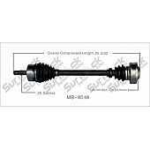 TrakMotive CV Axle Shaft - MB-8018
