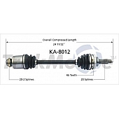 TrakMotive CV Axle Shaft - KA-8012