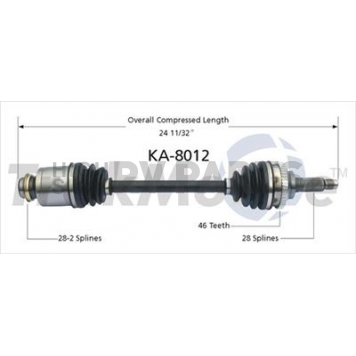 TrakMotive CV Axle Shaft - KA-8012